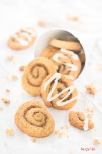 Zimtschnecken Kekse // Cinnamon Bun Cookies Zimtschnecken-Kekse