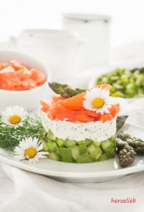 Spargel-Salat mit Forelle und Dill - eine geniale Kombination für ein Rezept