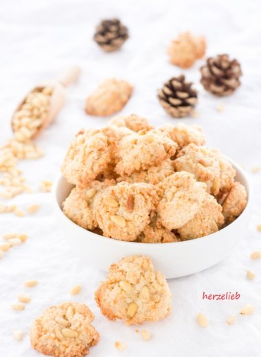 Pine Nuts Cookie recipe // Pinienkekse Rezept