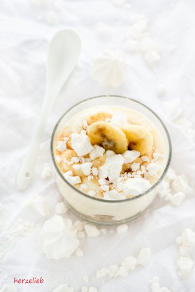 Bananen-Caramel-Dessert - Rezept für ein Bananen Dessert
