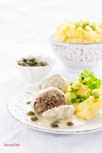 Rezept für meine besten Königsberger Klopse - mit und ohne Sardellen