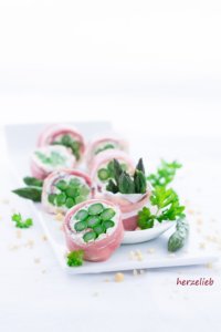 Für Spargel Liebhaber - das Schinken Spargel Sushi ist ein Hit!