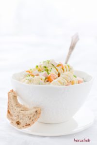 Mein perfekter klassischer Nudelsalat - so mag ich ihn!