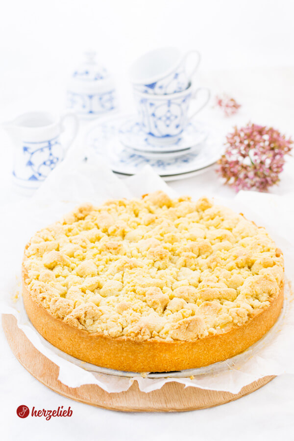 Streuselkuchen Mit Puddingf Llung Rezept Aus Der Springform