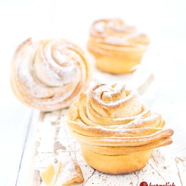 Croissant Muffins Rezept vom Foodblog herzelieb