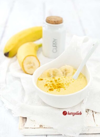 Bananen Curry Grillsauce Rezept vom Foodblog herzelieb