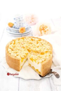 Zitronen-Mandarinen-Käsekuchen Rezept vom Foodblog herzelieb